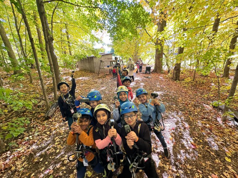 Al Haadi Students at Treetop Trekking