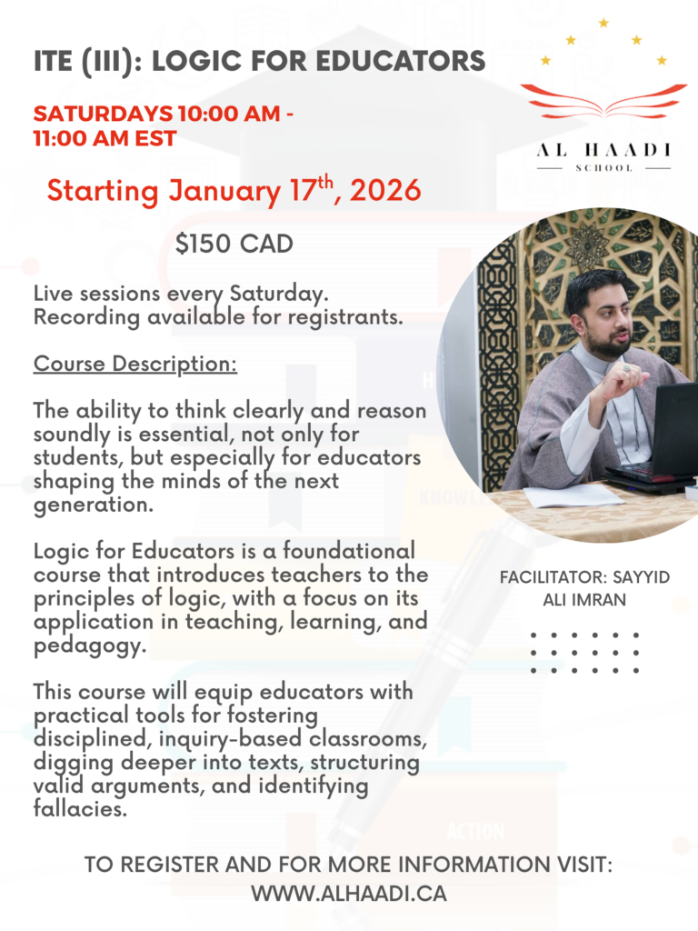 ITE (III): Logic for Educators